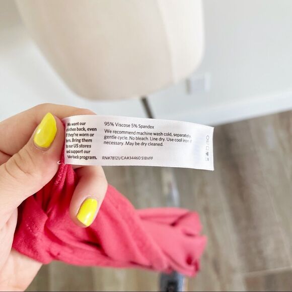 Eileen Fisher Orange Modal Pullover Blouse Top Med - Picture 7 of 8